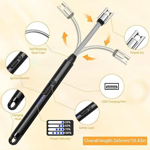 Briquet Electrique a Cou Flexible