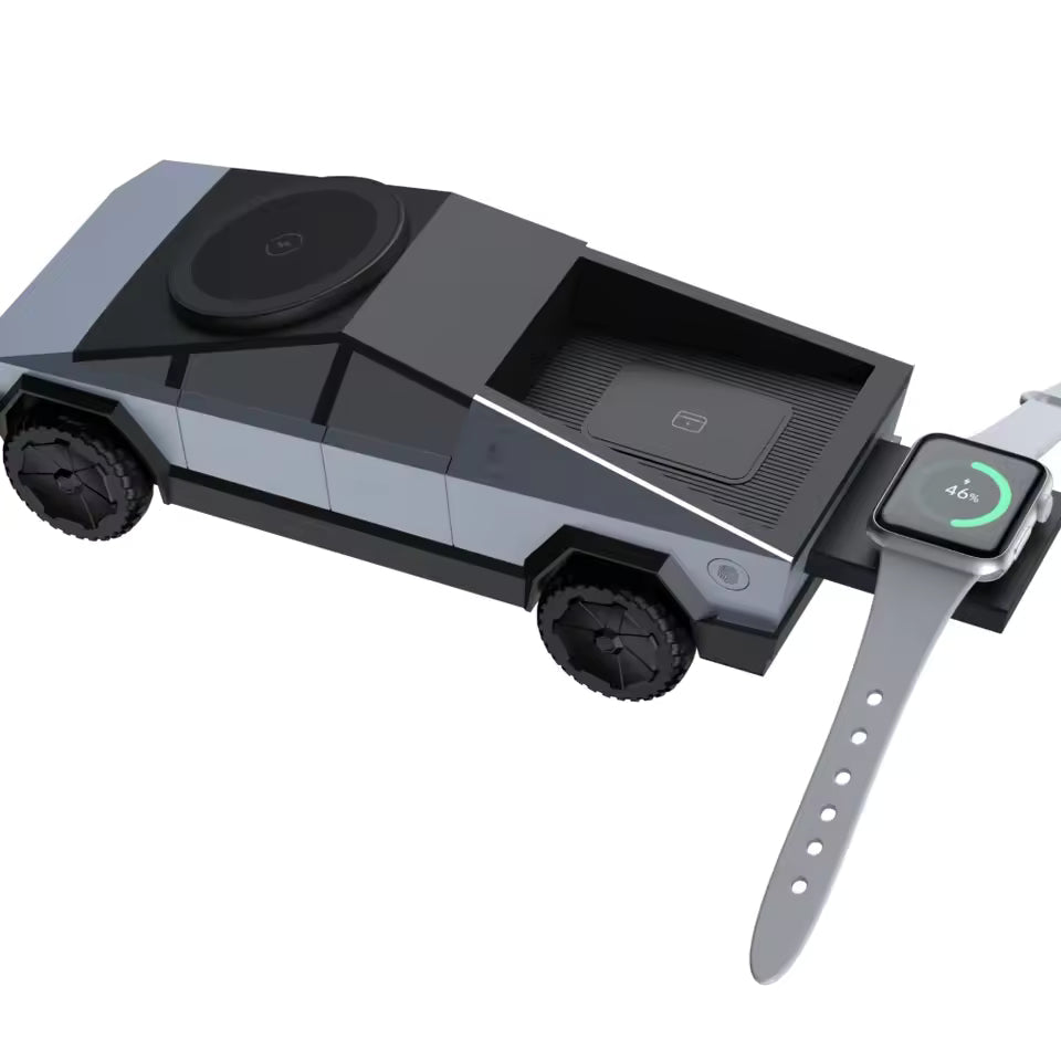 CyberDock™ – La Station de Recharge 3-en-1 Qui Impressionne Tout le Monde