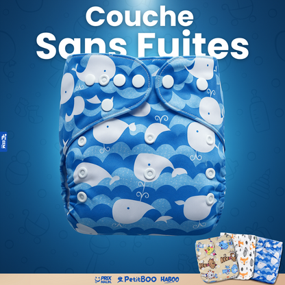 Pack de 3 couches lavables (GABON)