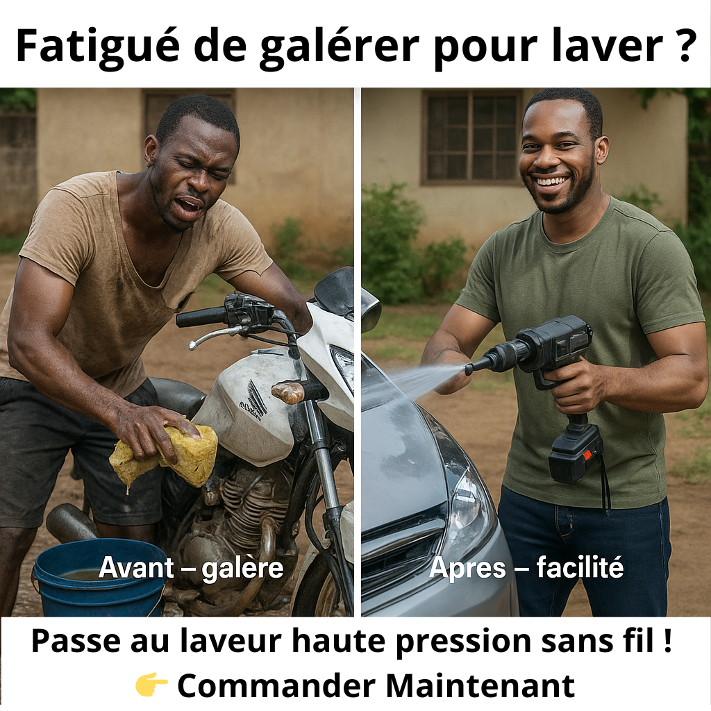 🔥Pistolet à eau haute pression portable sans fil