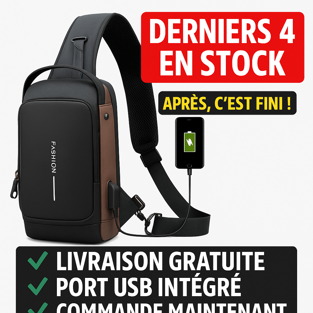 Sac USB + Power Bank OFFERT
