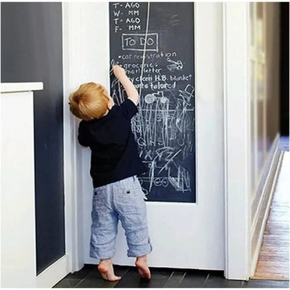 Tableau Noir Autocollant Mural – 45 cm x 200 cm