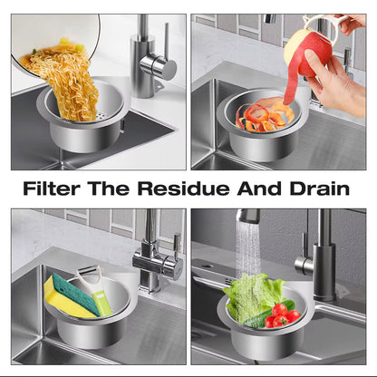 🍅 Filtre d’Évier Inox Suspendu – La Solution Maline pour une Cuisine Propre