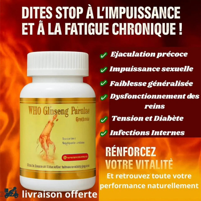 Capsules JIANGANG - Performance Masculine Naturelle (100 Capsules)