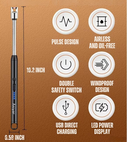 Briquet Electrique a Cou Flexible