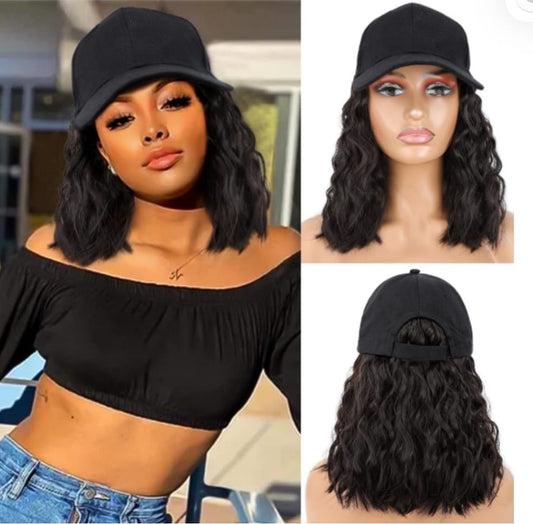 CASQUETTE PERRUQUE – CHANGEZ DE LOOK EN 5 SECONDES ! 👩‍🦱✨