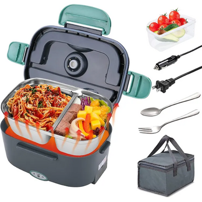 Mini Gamelle Électrique 2 Compartiments – Repas Chaud  Partout.