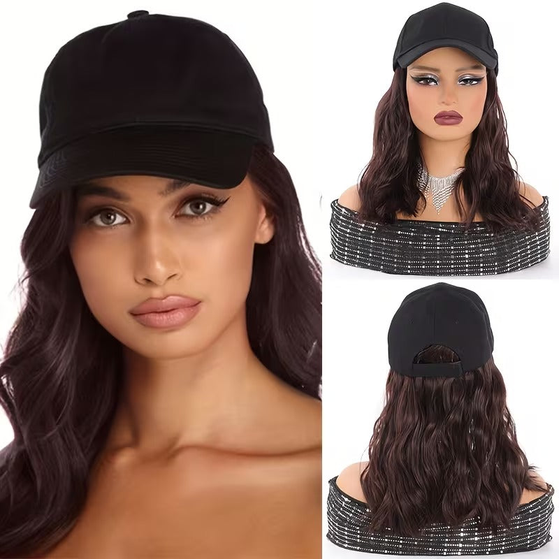 CASQUETTE PERRUQUE – CHANGEZ DE LOOK EN 5 SECONDES ! 👩‍🦱✨