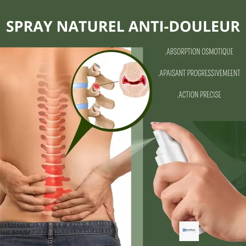 Spray Anti-Douleur Naturel | Soulagement en 5 Minutes Garanti - 🎁 1 Acheté = 1 Offert GRATUITEMENT