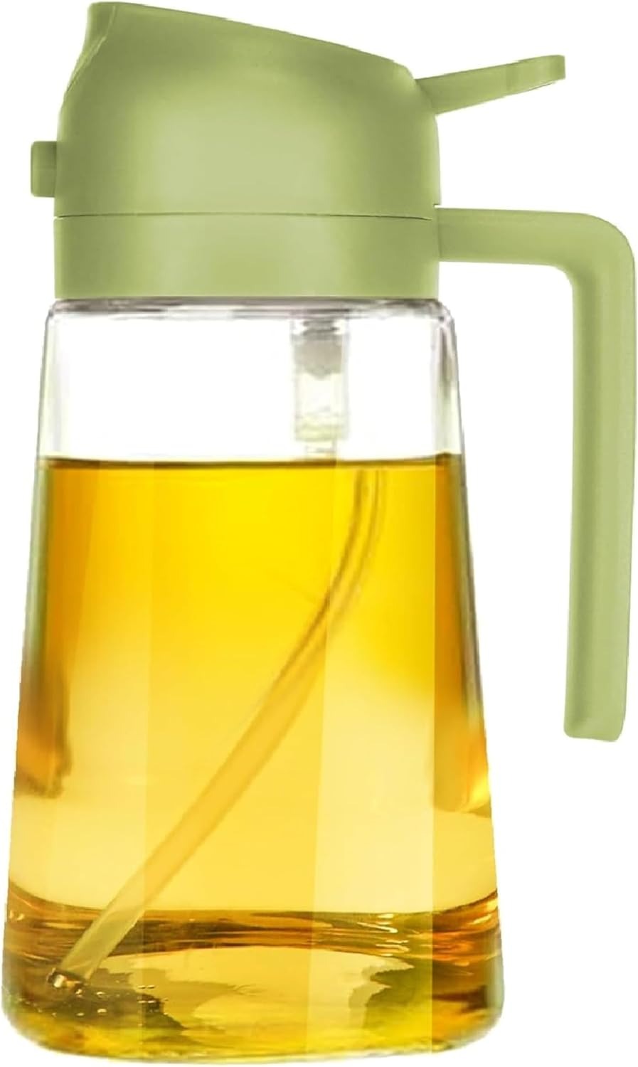 Distributeur d'Huile 2-en-1 – Pulvérisateur & Bec Verseur pour une Cuisine Propre et Sans Gaspillage