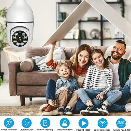 Caméra à ampoule de surveillance WiFi 1080P