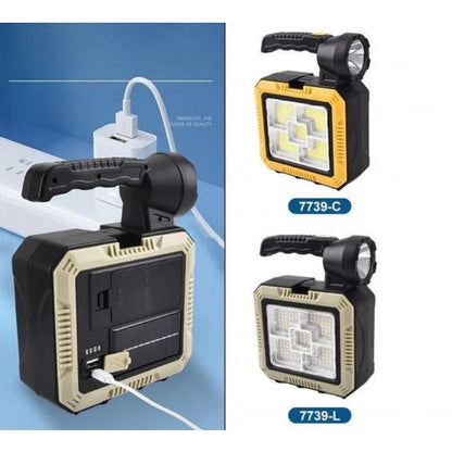 Lampe torche solaire LED rechargeable avec kit d'outils