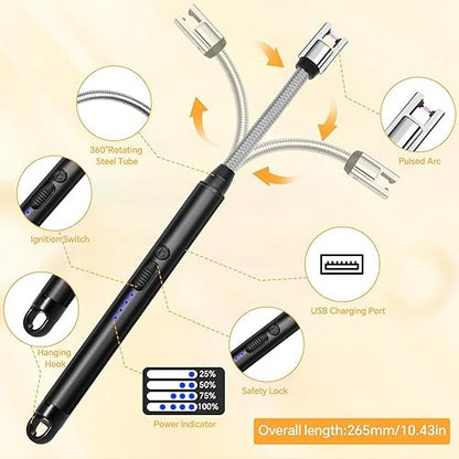 Briquet Electrique a Cou Flexible