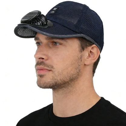 Casquette solaire avec ventilateur, Stop à la chaleur