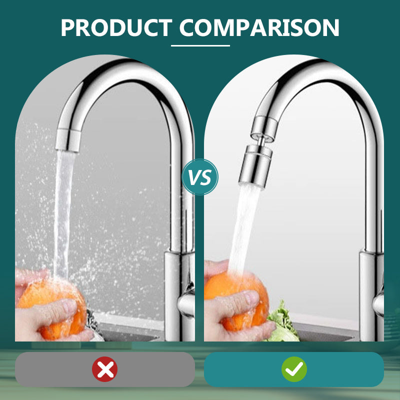 ✨ Robinet pivotant à 360° avec fonction 2 en 1 et gazéificateur d'eau potable