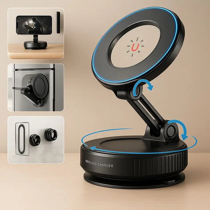 Support de Téléphone Magnétique 360°