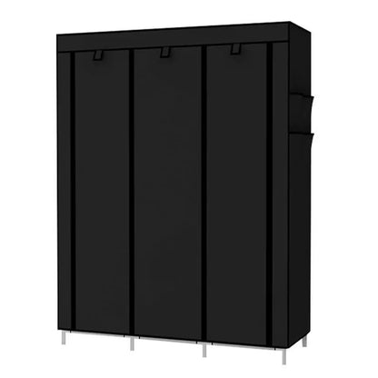 Armoire en Tissu Multifonction avec Étagères